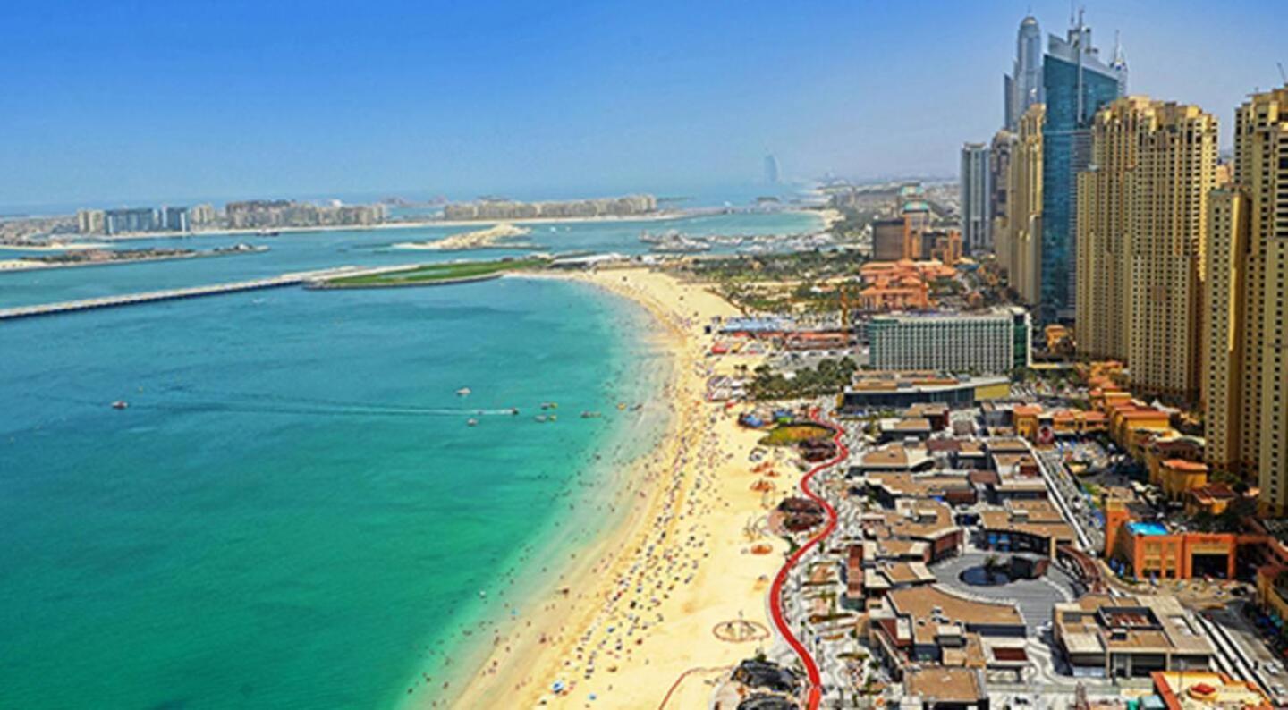 Апартаменти Premium 3Br! Partial Sea-View - Amwaj Дубай Екстер'єр фото